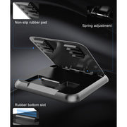Supporto per cellulare in silicone con struttura in fibra di carbonio per auto per cellulare da 3,5-6,8 pollici, Phone Holder for 3.5-6.8 inches Cellphone