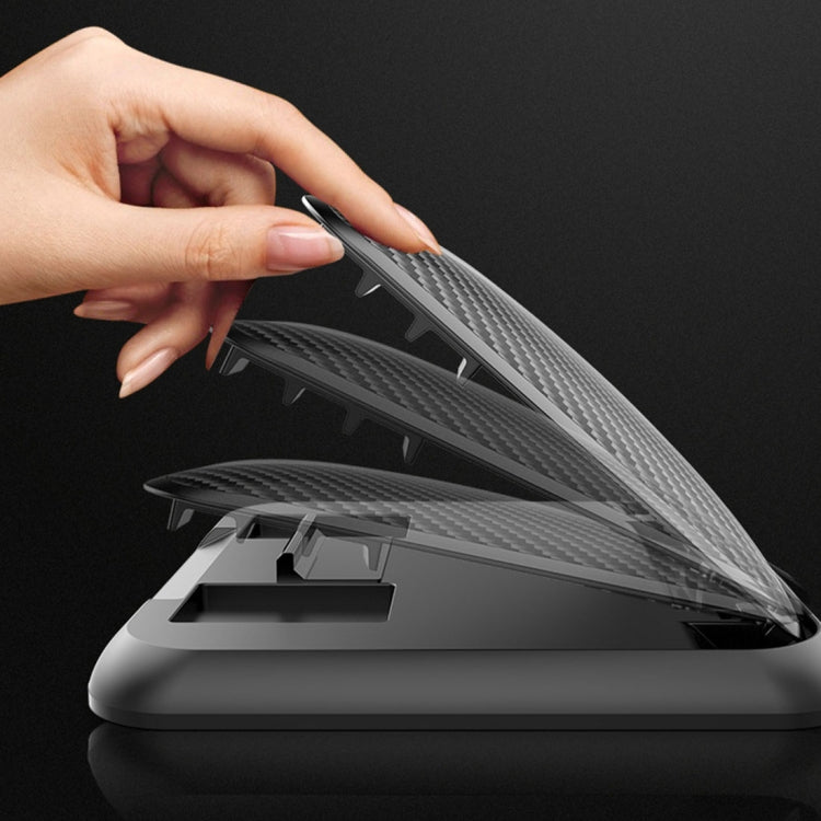Supporto per cellulare in silicone con struttura in fibra di carbonio per auto per cellulare da 3,5-6,8 pollici, Phone Holder for 3.5-6.8 inches Cellphone