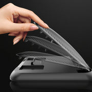 Supporto per cellulare in silicone con struttura in fibra di carbonio per auto per cellulare da 3,5-6,8 pollici, Phone Holder for 3.5-6.8 inches Cellphone