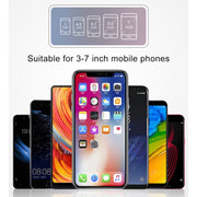 Supporto per cellulare in silicone con struttura in fibra di carbonio per auto per cellulare da 3,5-6,8 pollici, Phone Holder for 3.5-6.8 inches Cellphone