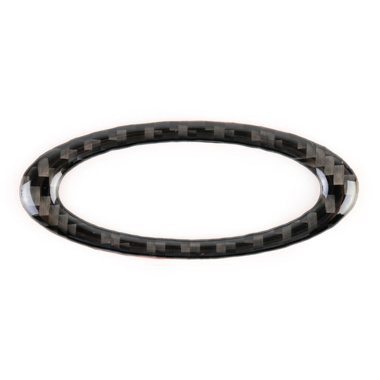 Adesivo decorativo per telaio del volante in fibra di carbonio per auto per Ford New Mondeo 2013-2019, Steering Wheel Frame