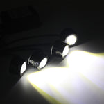 Luce di retromarcia a LED per auto 4x1,5 W con telecomando wireless, 4x1.5W