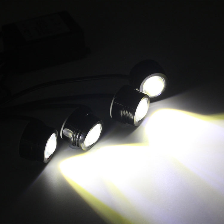 Luce di retromarcia a LED per auto 4x1,5 W con telecomando wireless, 4x1.5W