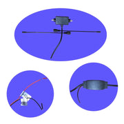 Antenna TV per protezione contro i fulmini con corno invisibile per auto, TV Antenna
