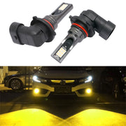 2 PZ 9005 DC12V-24V / 12W / 3000K / 800LM 12LED SMD-3030 Fendinebbia LED per auto, 9005 (White Light), 9005