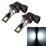 2 PZ 9006 DC12V-24V / 12W / 3000K / 800LM 12LED SMD-3030 Fendinebbia LED per auto, 9006 (White Light), 9006