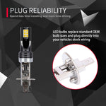 Fendinebbia LED H1 12W 3000K luce gialla 800LM
