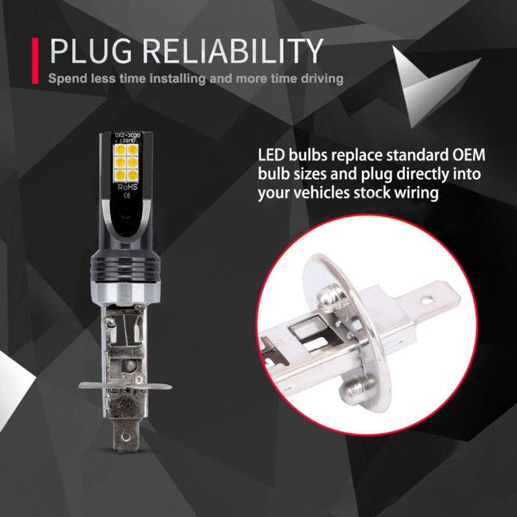 Fendinebbia LED H1 12W 3000K luce gialla 800LM