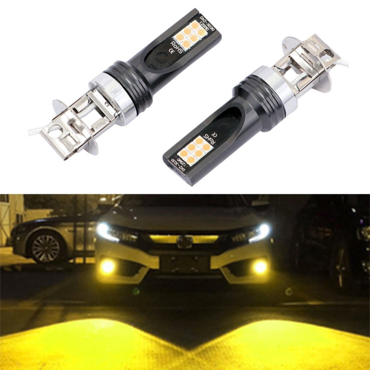 Fendinebbia LED H3 12W 3000K 800LM 12LED SMD-3030 per auto