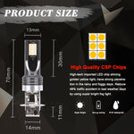Fendinebbia LED H3 12W 3000K 800LM 12LED SMD-3030 per auto