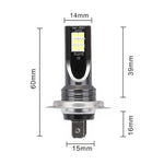 Lampadine LED H7 12W 3000K 800LM per auto 12-24V