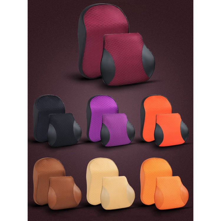 Poggiatesta auto in memory foam traspirante 38x35x15 cm