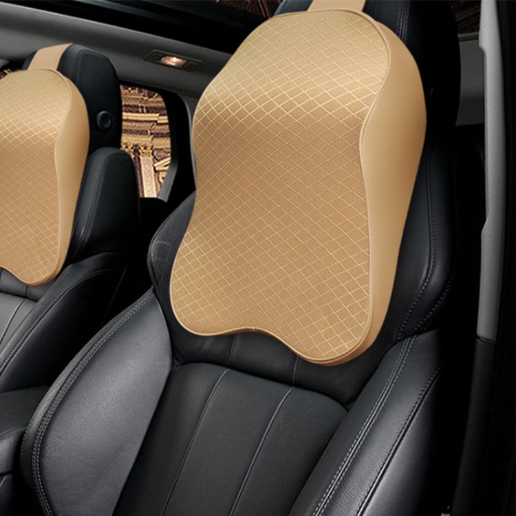 Poggiatesta auto in memory foam traspirante 38x35x15 cm
