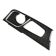 Adesivo decorativo per pannello di posizione del cambio in fibra di carbonio 2 in 1 per BMW Serie 5 G38 528Li / 530Li / 540Li 2018, guida a sinistra, Gear Position