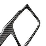 Adesivo decorativo per pannello di posizione del cambio in fibra di carbonio 2 in 1 per BMW Serie 5 G38 528Li / 530Li / 540Li 2018, guida a sinistra, Gear Position