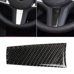 Adesivo decorativo per volante in fibra di carbonio per BMW Serie 5 G30/G38 X3 G01/G08, Steering Wheel