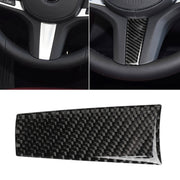 Adesivo decorativo per volante in fibra di carbonio per BMW Serie 5 G30/G38 X3 G01/G08, Steering Wheel
