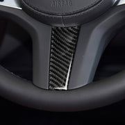 Adesivo decorativo per volante in fibra di carbonio per BMW Serie 5 G30/G38 X3 G01/G08, Steering Wheel