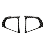 Configurazione dei pulsanti del volante in fibra di carbonio per auto B Adesivo decorativo per BMW Serie 5 G30/G38 X3 G01/G08, Steering Wheel Button