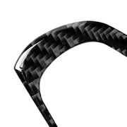 Configurazione dei pulsanti del volante in fibra di carbonio per auto B Adesivo decorativo per BMW Serie 5 G30/G38 X3 G01/G08, Steering Wheel Button