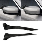 2 adesivi decorativi per striscia paraurti specchietto retrovisore in fibra di carbonio per auto per BMW G30 (2018-2019) / G11 (2016-2019), guida a destra senza lente, Rearview Mirror Right Drive without Lens