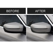 2 adesivi decorativi per striscia paraurti specchietto retrovisore in fibra di carbonio per auto per BMW G30 (2018-2019) / G11 (2016-2019), guida a destra senza lente, Rearview Mirror Right Drive without Lens