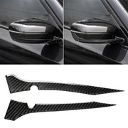 2 adesivi decorativi per striscia paraurti specchietto retrovisore in fibra di carbonio per auto per BMW G30 (2018-2019) / G11 (2016-2019), guida a destra con fotocamera, Rearview Mirror Right Drive with Camera