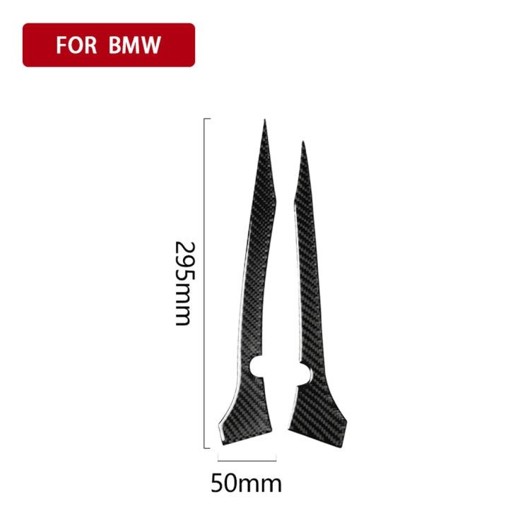 2 adesivi decorativi per striscia paraurti specchietto retrovisore in fibra di carbonio per auto per BMW G30 (2018-2019) / G11 (2016-2019), guida a destra con fotocamera, Rearview Mirror Right Drive with Camera