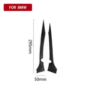 2 adesivi decorativi per striscia paraurti specchietto retrovisore in fibra di carbonio per auto per BMW G30 (2018-2019) / G11 (2016-2019), guida a destra con fotocamera, Rearview Mirror Right Drive with Camera