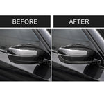 2 adesivi decorativi per striscia paraurti specchietto retrovisore in fibra di carbonio per auto per BMW G30 (2018-2019) / G11 (2016-2019), guida a destra con fotocamera, Rearview Mirror Right Drive with Camera