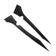 Adesivo decorativo per striscia paraurti specchietto retrovisore auto in fibra di carbonio da 2 pezzi per BMW G30 (2018-2019) / G11 (2016-2019), guida a sinistra con fotocamera, Rearview Mirror Left Drive with Camera