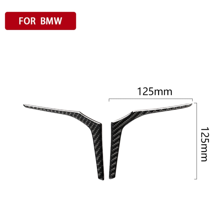 Adesivo decorativo per pannello inferiore del volante in fibra di carbonio per auto per BMW G30 (2018-2020) / G01 (2018-2020) / G02 (2019-2020), Steering Wheel Lower Panel