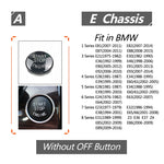 Copertura pulsante avviamento motore per BMW E90 nero