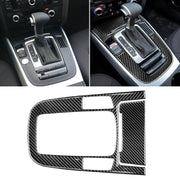 Adesivo decorativo per pannello di posizione del cambio in fibra di carbonio per Audi 2010-2018 Q5 / 2009-2016 A4L / 2009-2016 A5, Gear Position (A)