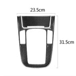 Adesivo decorativo per pannello di posizione del cambio in fibra di carbonio per Audi 2010-2018 Q5 / 2009-2016 A4L / 2009-2016 A5, Gear Position (A)