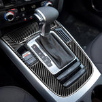 Adesivo decorativo per pannello di posizione del cambio in fibra di carbonio per Audi 2010-2018 Q5 / 2009-2016 A4L / 2009-2016 A5, Gear Position (A)