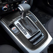 Adesivo decorativo per pannello di posizione del cambio in fibra di carbonio per Audi 2010-2018 Q5 / 2009-2016 A4L / 2009-2016 A5, Gear Position (A)