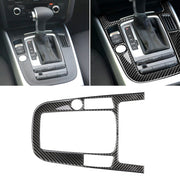 Adesivo decorativo per pannello di posizione del cambio in fibra di carbonio per Audi 2010-2018 Q5 / 2009-2016 A4L / 2009-2016 A5, guida a sinistra, Gear Position (B)