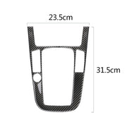 Adesivo decorativo per pannello di posizione del cambio in fibra di carbonio per Audi 2010-2018 Q5 / 2009-2016 A4L / 2009-2016 A5, guida a sinistra, Gear Position (B)