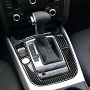 Adesivo decorativo per pannello di posizione del cambio in fibra di carbonio per Audi 2010-2018 Q5 / 2009-2016 A4L / 2009-2016 A5, guida a sinistra, Gear Position (B)