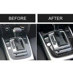 Adesivo decorativo per pannello di posizione del cambio in fibra di carbonio per Audi 2010-2018 Q5 / 2009-2016 A4L / 2009-2016 A5, guida a sinistra, Gear Position (B)
