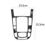 Adesivo decorativo per pannello di posizione del cambio in fibra di carbonio per Audi 2010-2018 Q5 / 2009-2016 A4L / 2009-2016 A5, guida a sinistra, Gear Position (C)
