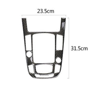 Adesivo decorativo per pannello di posizione del cambio in fibra di carbonio per Audi 2010-2018 Q5 / 2009-2016 A4L / 2009-2016 A5, guida a sinistra, Gear Position (C)