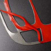 Adesivo decorativo per pannello di posizione del cambio in fibra di carbonio per Audi 2010-2018 Q5 / 2009-2016 A4L / 2009-2016 A5, guida a sinistra, Gear Position (C)