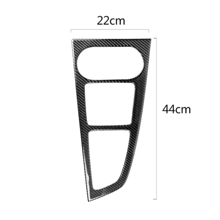 Adesivo decorativo per pannello di posizione del cambio in fibra di carbonio per Audi 2017-2018 A4L / 2017-2018 A5 / 2016-2017 A4 B9, guida a sinistra, Gear Position
