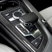 Adesivo decorativo per pannello di posizione del cambio in fibra di carbonio per Audi 2017-2018 A4L / 2017-2018 A5 / 2016-2017 A4 B9, guida a sinistra, Gear Position