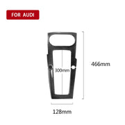 Adesivo decorativo per pannello di posizione del cambio in fibra di carbonio per auto per Audi 2014-2017 A3, guida a sinistra, Gear Position For A3
