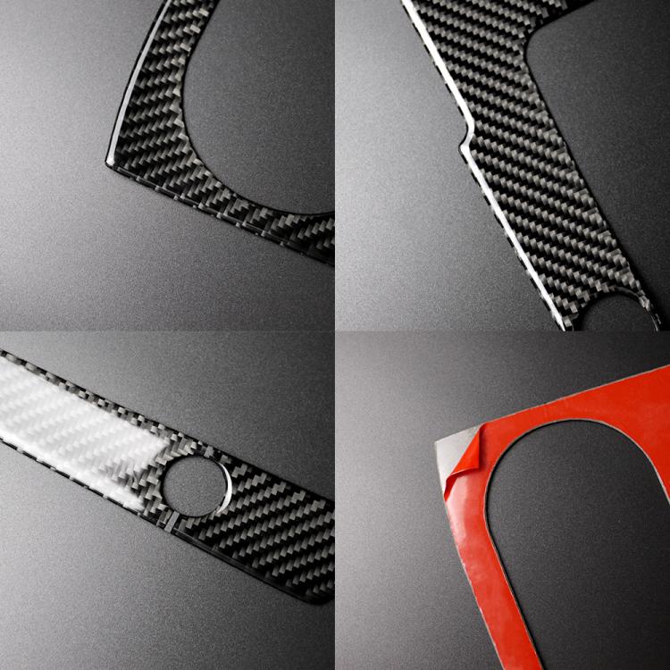 Adesivo decorativo per pannello di posizione del cambio in fibra di carbonio per auto per Audi 2014-2017 A3, guida a sinistra, Gear Position For A3