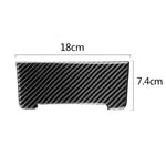 Adesivo decorativo per pannello accendisigari in fibra di carbonio per auto per Audi 2010-2018 Q5 / 2009-2016 A4L / 2009-2016 A5, Storage Cigarette Lighter