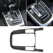 Adesivo decorativo per pannello di posizione del cambio in fibra di carbonio per Audi 2010-2018 Q5 / 2009-2016 A4L / 2009-2016 A5, Gear Position For A5